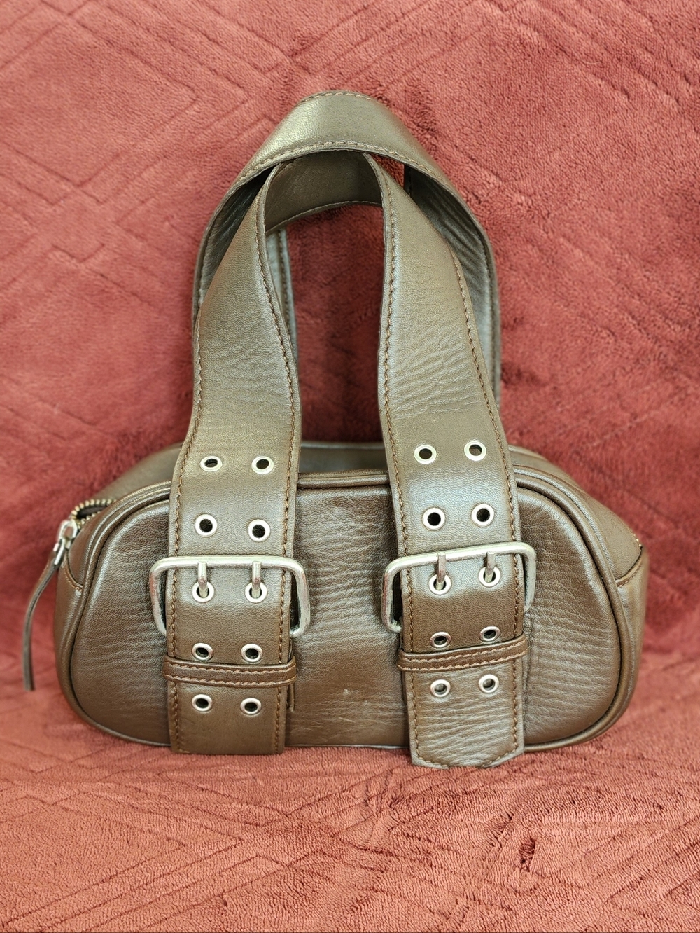 Free People Say Yes Buckle Mini Bag Espresso